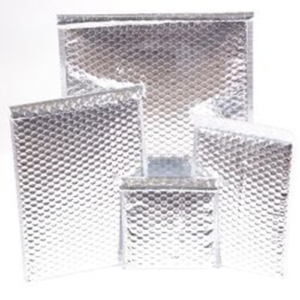 Металлический конверт с пузырчатой внутренностью, 165x165mm Серебрянный — изображение 2