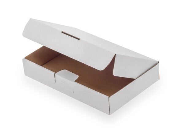 Die-cut cardboard 230x155x41mm white