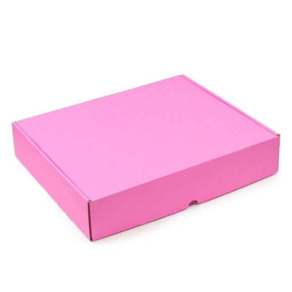 Die-cut cardboard 250x200x50mm pink